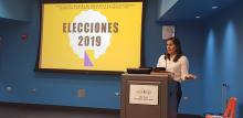 Presentación de candidatos a elecciones 2019-20, Profesora Idalisse González