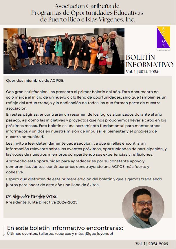 boletin informativo #1